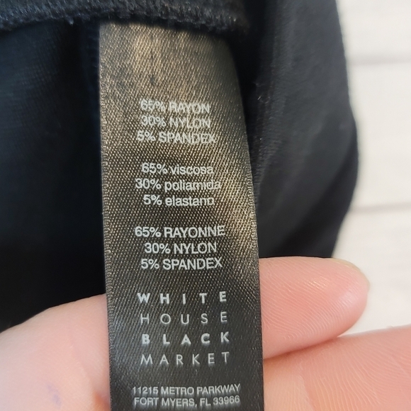 WHITE HOUSE BLACK MARKET-LIKE NEW! THE LEGGING-IN BLACK SZ XS - Picture 5 of 6